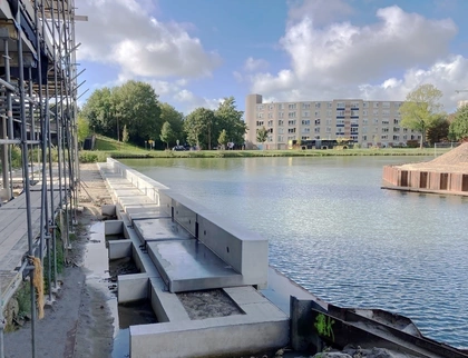 Keerwanden, CBS Beton, Waterkant, Betonnen Wanden, Nederland