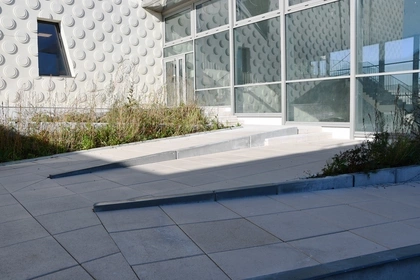Keerwanden, op maat gemaakt, Cbs Beton, Theater, Rolstoelgebruikers, Architecten, MursDeSoutènement, Architectes, Entrepreneurs 