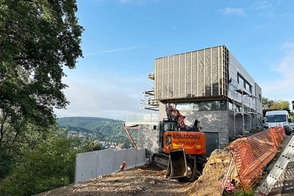 Keerwanden, betonnen wanden, CBS Beton, grondwerken, parking