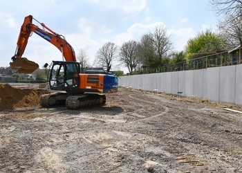 Keerwanden, CLF10GS, Oudenaarde, L-wanden, betonnen wanden, CBS Beton, Wielsbeke